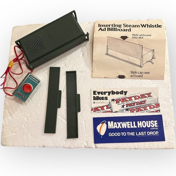 Tyco Prestomatic Steam Whistle Billboard Ad Insert Mechanism Vintage Collectible - Picture 8 of 13